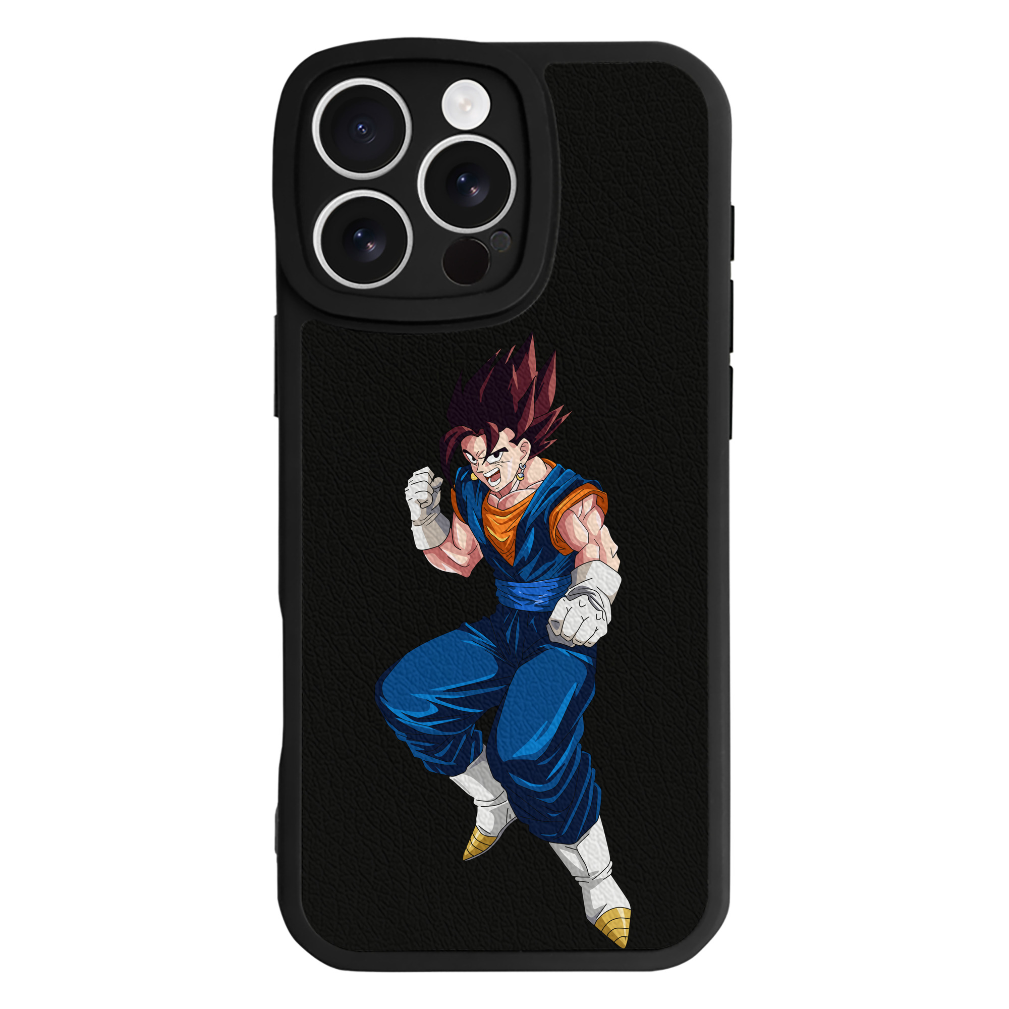 （画像用） ドラゴンボール 孫 悟飯（そんごはん）DRAGON BALL Son Gohan 【iPhone 16シリーズ対応】シリコンスマホケース（レザー調） 材質：シリコン